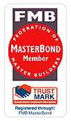 masterbond qualified builder logo - trustmark approved